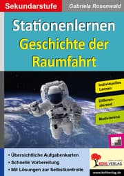 Cover von Stationenlernen Geschichte der Raumfahrt