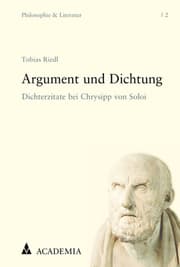 Cover von Argument und Dichtung
