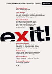 Cover von exit! Krise und Kritik der Warengesellschaft