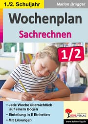 Cover von Wochenplan Sachrechnen / Klasse 1-2