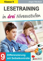 Cover von Lesetraining in drei Niveaustufen / Klasse 9