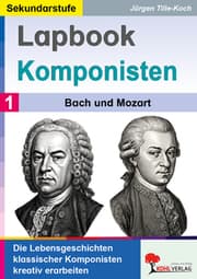 Cover von Lapbook Komponisten / Band 1: Bach und Mozart