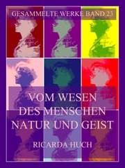 Cover von Vom Wesen des Menschen. Natur und Geist