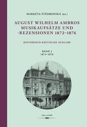 Cover von August Wilhelm Ambros: Musikaufsätze und -rezensionen 1872-1876