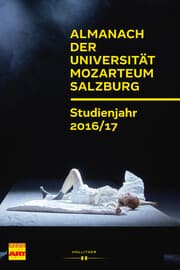 Cover von Almanach der Universität Mozarteum Salzburg