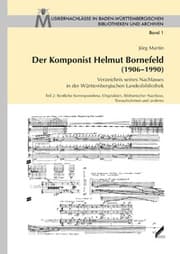 Cover von Der Komponist Helmut Bornefeld (1906-1990)
