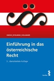Cover von Einführung in das österreichische Recht