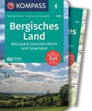 Cover von KOMPASS Wanderführer Bergisches Land, Naturpark zwischen Rhein und Sauerland, 60 Touren mit Extra-Tourenkarte