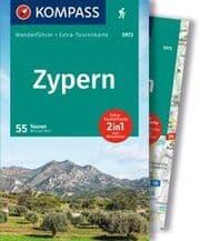 Cover von KOMPASS Wanderführer Zypern, 55 Touren mit Extra-Tourenkarte