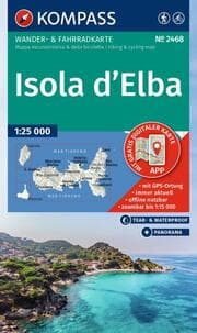 Cover von KOMPASS Wanderkarte 2468 Isola d'Elba 1:25.000