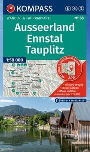 Cover von KOMPASS Wanderkarte 68 Ausseerland, Ennstal, Tauplitz 1:50.000