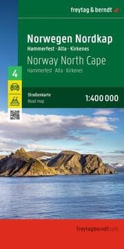 Cover von freytag & berndt Straßenkarte Norwegen Nordkap, Hammerfest - Alta - Kirkenes 1:400.000