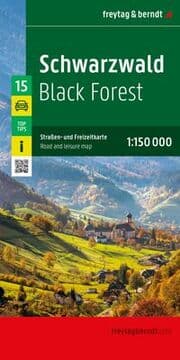Cover von freytag & berndt Straßenkarte Schwarzwald 1:150.000