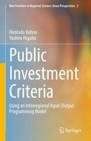 Cover von Public Investment Criteria