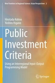 Cover von Public Investment Criteria