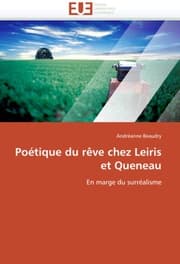 Cover von Poetique du reve chez Leiris et Queneau