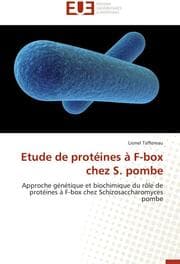 Cover von Etude de proteines a F-box chez S.pombe