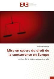 Cover von Mise en uvre du droit de la concurrence en Europe