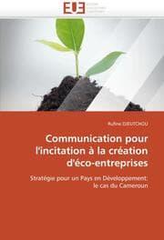 Cover von Communication pour l''incitation à la création d''éco-entreprises