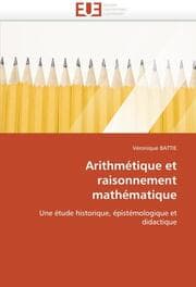 Cover von Arithmetique et raisonnement mathematique