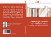 Cover von Proposition de traduction de Proof, David Auburn