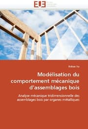 Cover von Modélisation du comportement mécanique dassemblages bois