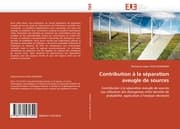 Cover von Contribution à la séparation aveugle de sources