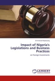Cover von Impact of Nigeria's Legislations and Business Practices