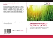 Cover von Análisis del impacto del seguro agrícola.