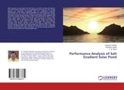 Cover von Performance Analysis of Salt Gradient Solar Pond