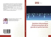 Cover von Solution informatique d'interconnection de la grande et petite barrière