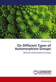 Cover von On Different Types of Automorphism Groups