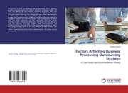 Cover von Factors Affecting Business Processing Outsourcing Strategy