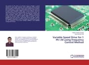 Cover von Variable Speed Drive for 1 Ph I.M using Frequency Control Method