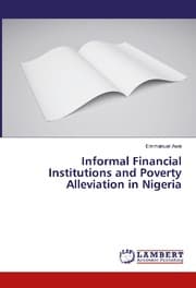 Cover von Informal Financial Institutions and Poverty Alleviation in Nigeria