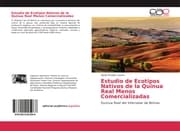 Cover von Estudio de Ecotipos Nativos de la Quinua Real Menos Comercializadas