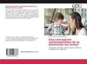 Cover von Una concepción contemporánea de la dimensión no-verbal