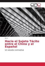 Cover von Hacia el Sujeto Tácito entre el Chino y el Español