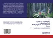 Cover von MORPHO-CHEMICAL EVALUATION OFPodophyllum hexandrum Royle