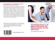 Cover von Contribuciones a la Administración de Operaciones en los servicios