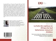 Cover von La fuite des capitaux en Afrique du Sud Saharienne: mesure et d'atténu