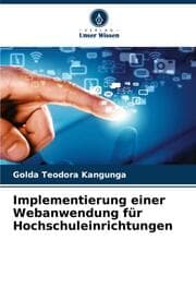 Cover von Implementierung einer Webanwendung für Hochschuleinrichtungen