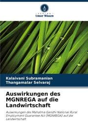 Cover von Auswirkungen des MGNREGA auf die Landwirtschaft