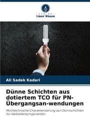 Cover von Dünne Schichten aus dotiertem TCO für PN-Übergangsan-wendungen
