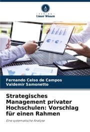 Cover von Strategisches Management privater Hochschulen: Vorschlag für einen Rahmen