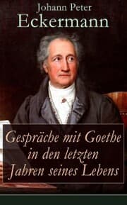 Cover von Gespräche mit Goethe in den letzten Jahren seines Lebens