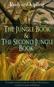 Cover von The Jungle Book & The Second Jungle Book (Complete Edition with the Original Illustrations by John Lockwood Kipling)