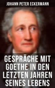 Cover von Gespräche mit Goethe in den letzten Jahren seines Lebens