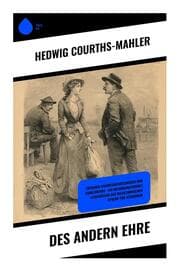 Cover von Des Andern Ehre