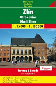 Cover von Zlín + Otrokovice/Zlin + Otrokowitz (Stadtplan 1:15.000)